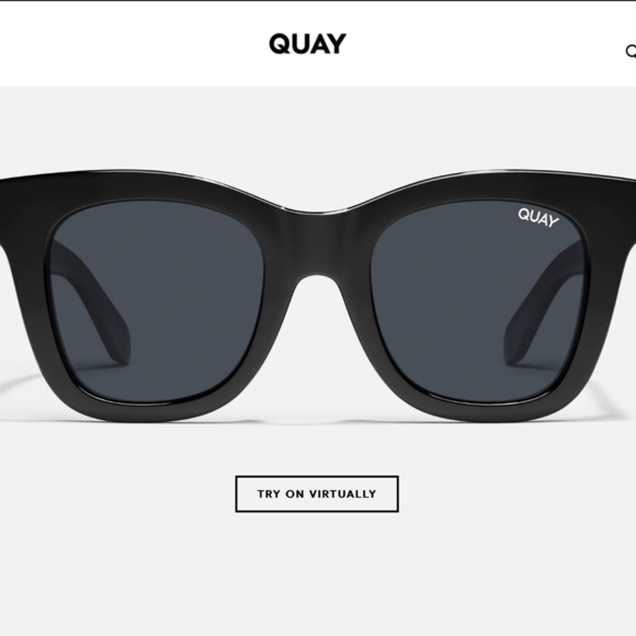 NEW ! Quay After Hours Polarized Quay Black Sunglasses *READ